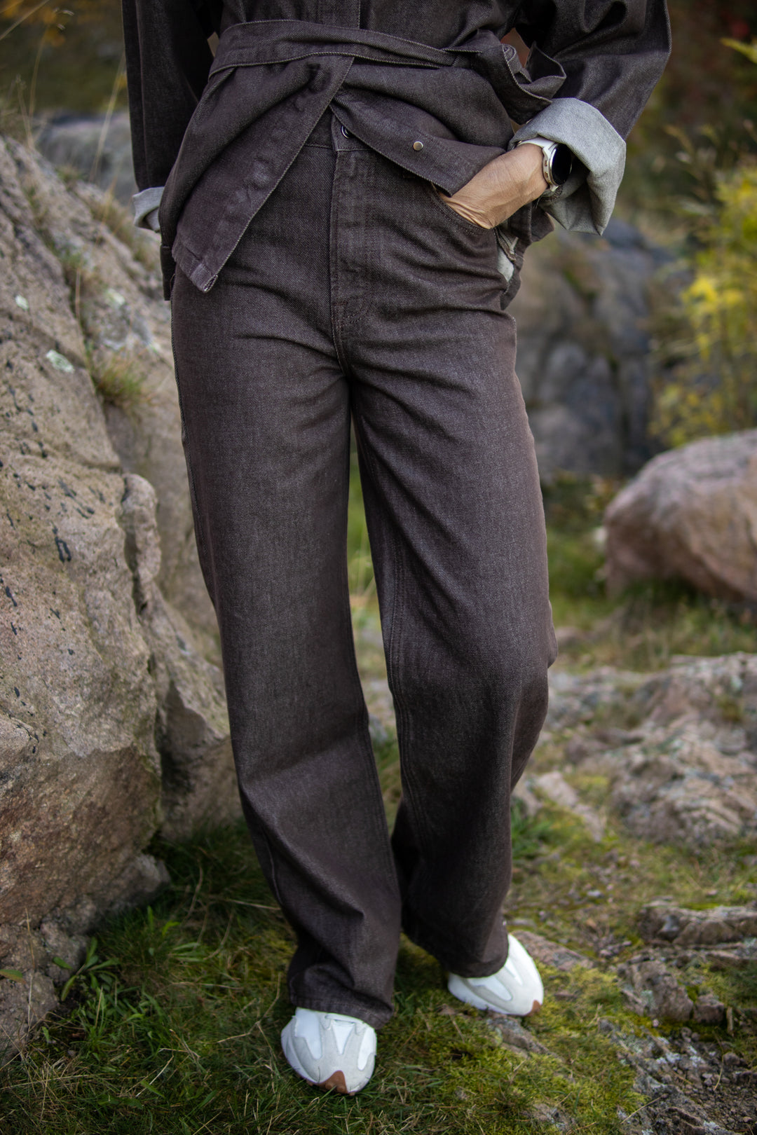 Brooke Jeans - Exclusive Brown Bourgogne - Jeans - Helt Dilla AS