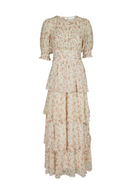 Sable Meadow Printed Dress - Creme - Kjoler - Helt Dilla AS