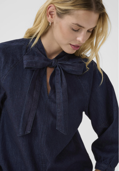 Sassi Skjorte - Rinse Blue Denim - Skjorter - Helt Dilla AS
