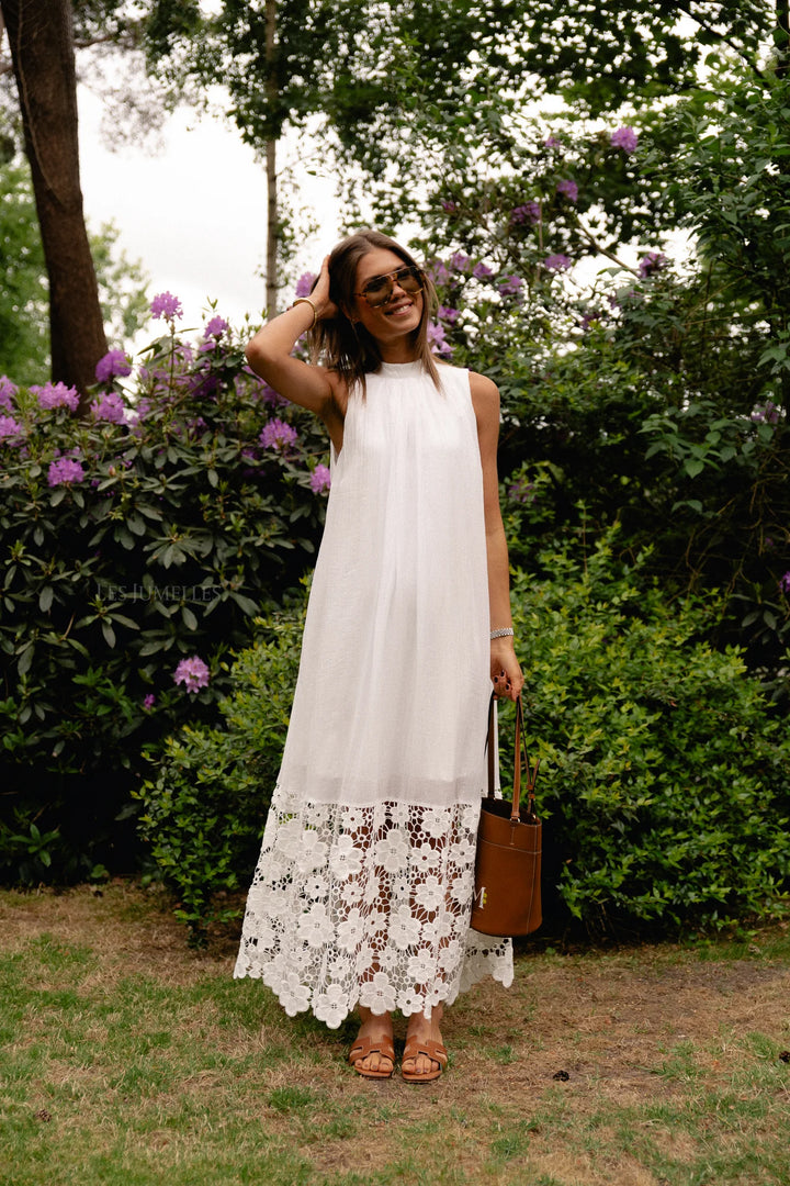 Twigsy SL Ankle Dress - Star White