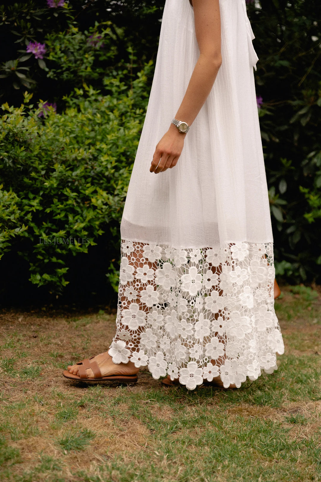 Twigsy SL Ankle Dress - Star White