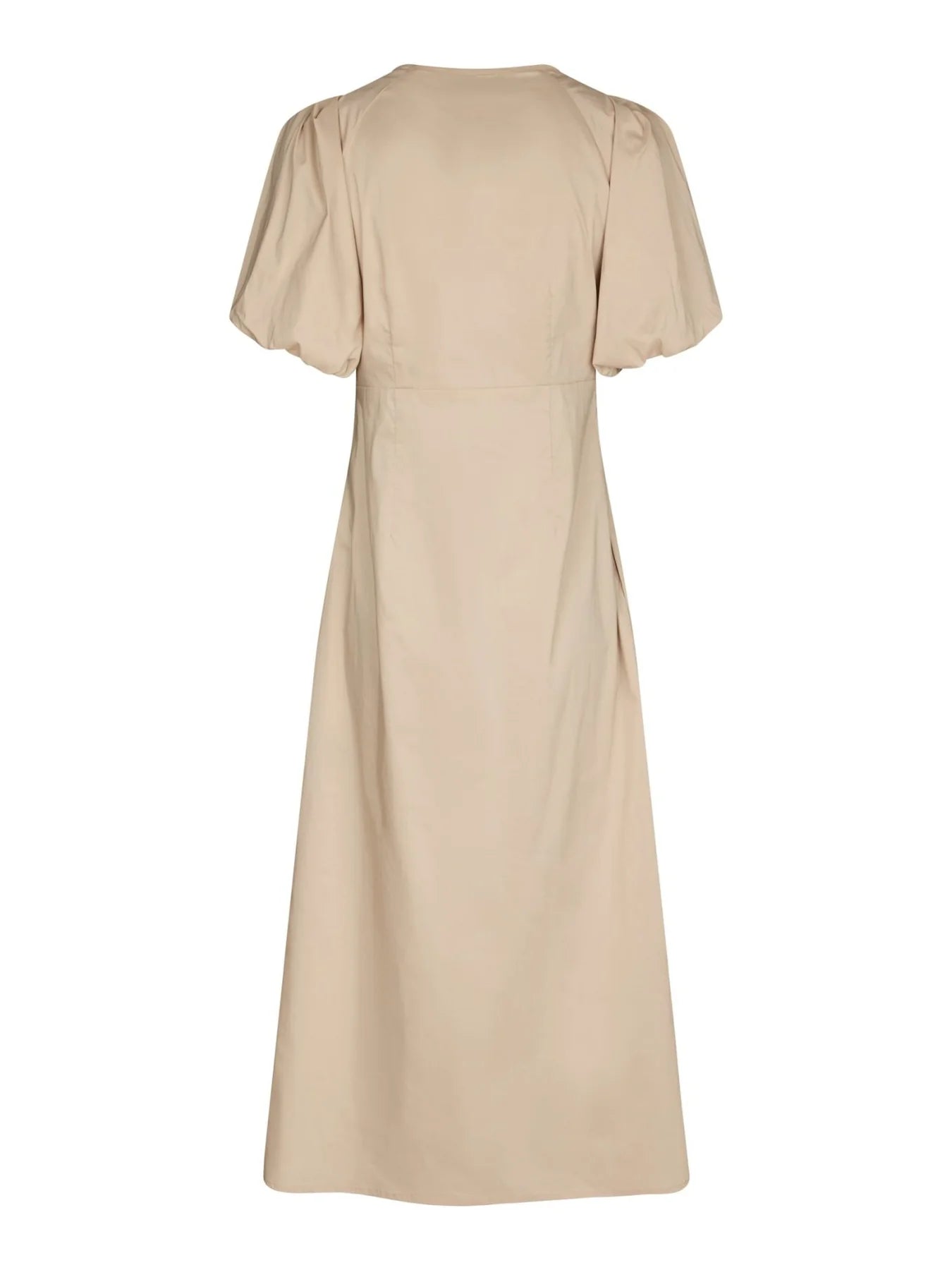 Illana Poplin Dress - Dark Sand - Kjoler - Helt Dilla AS