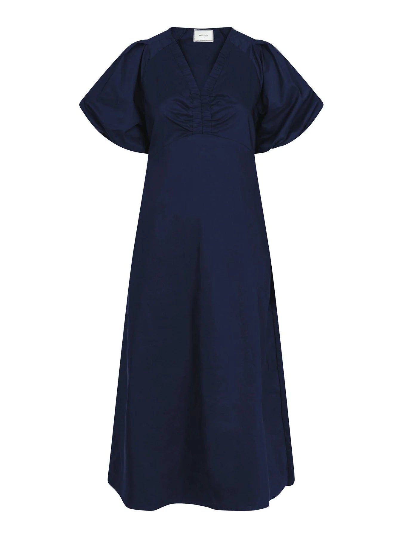 Illana Poplin Dress - Navy - Kjoler - Helt Dilla AS