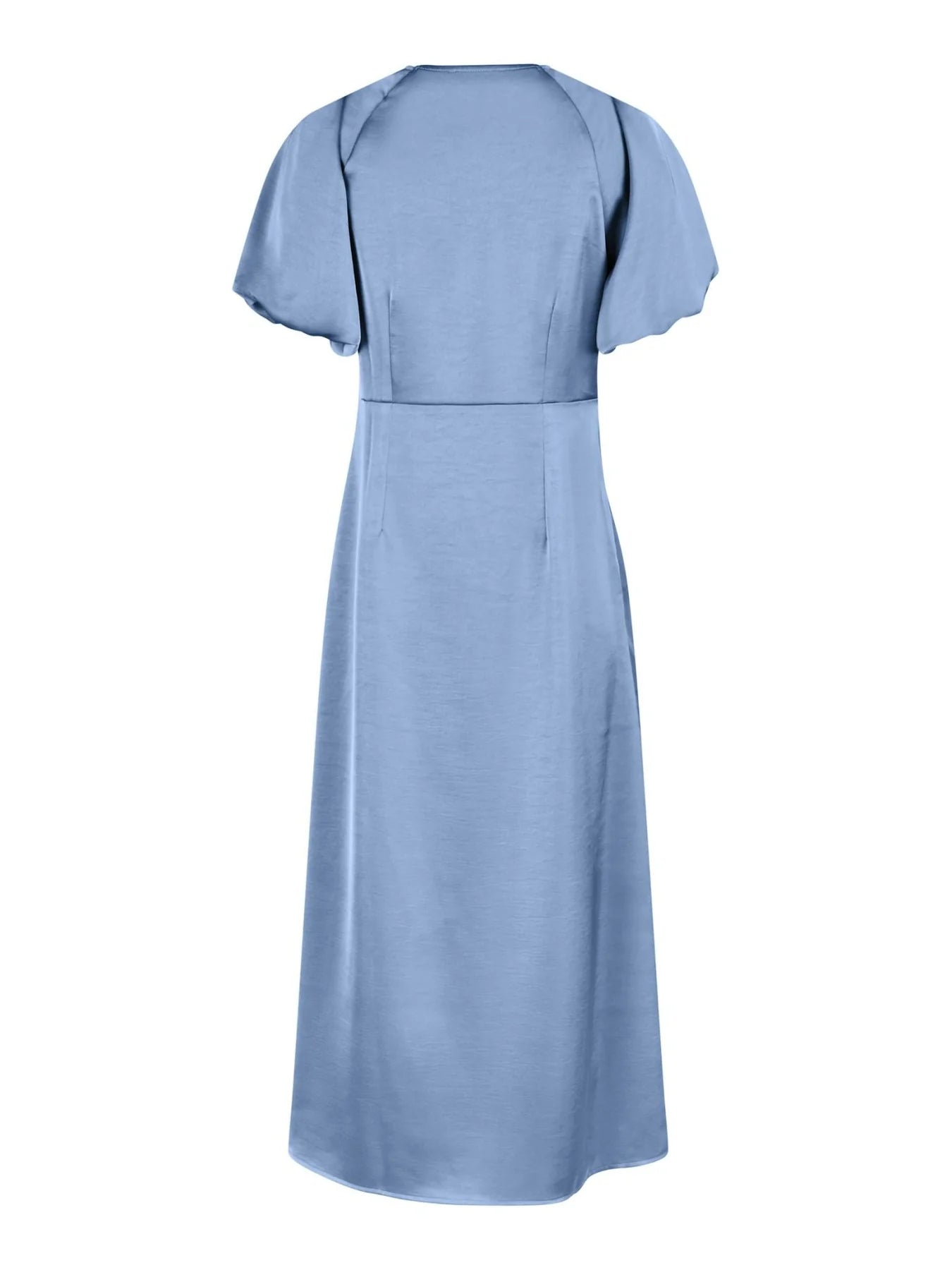 Illana Heavy Sateen Dress - Smoke Blue - Kjoler - Helt Dilla AS