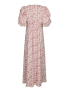 Kikka Chiffon Flowers Dress - Rose - Kjoler - Helt Dilla AS