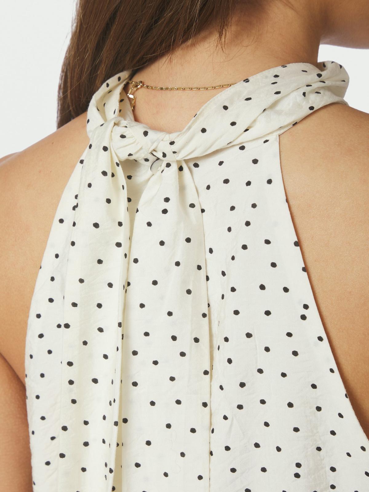 Jos Mini Dot Top - Off White - Topp - Helt Dilla AS