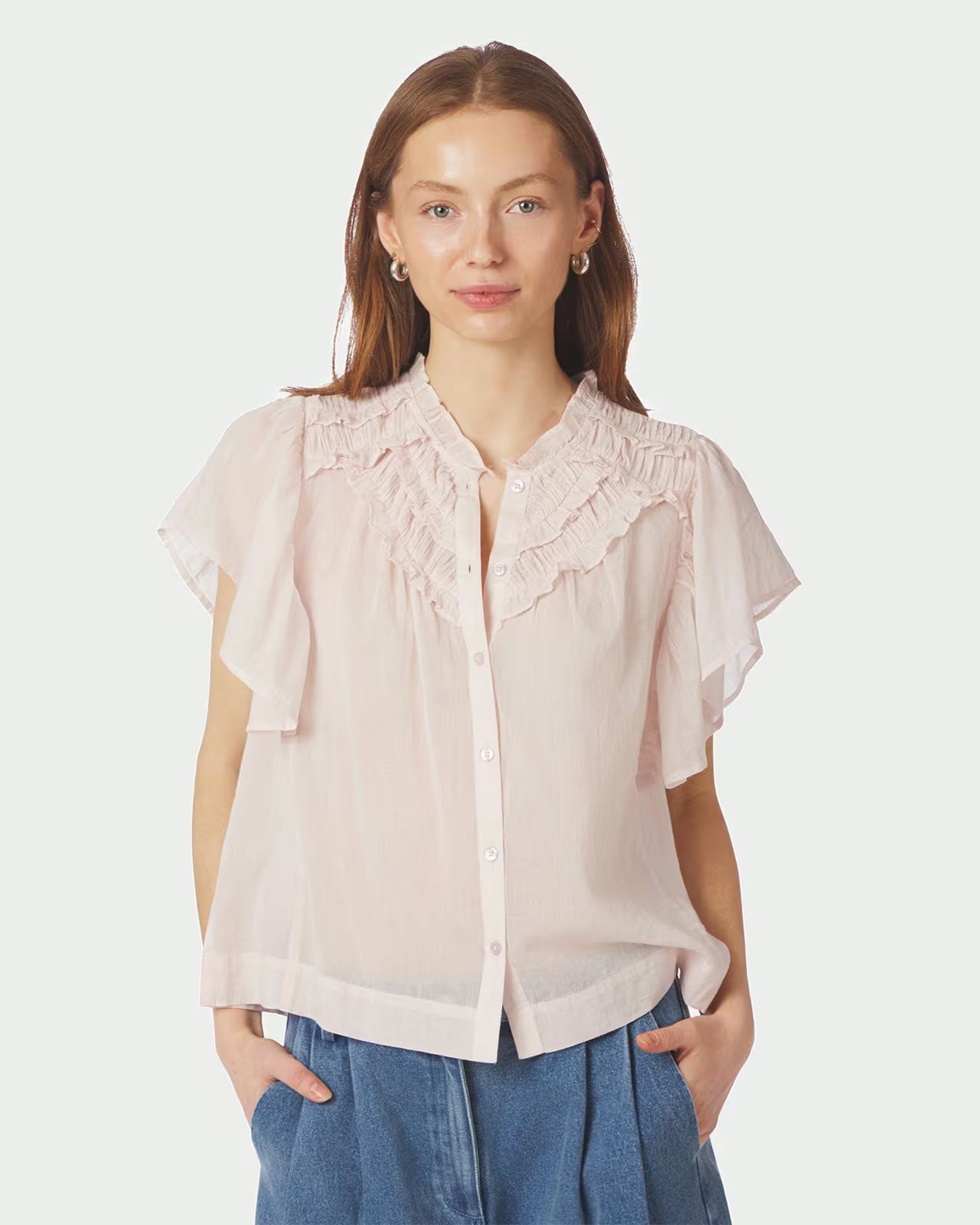 Vinsa S Volie Top - Light Pink - Topp - Helt Dilla AS