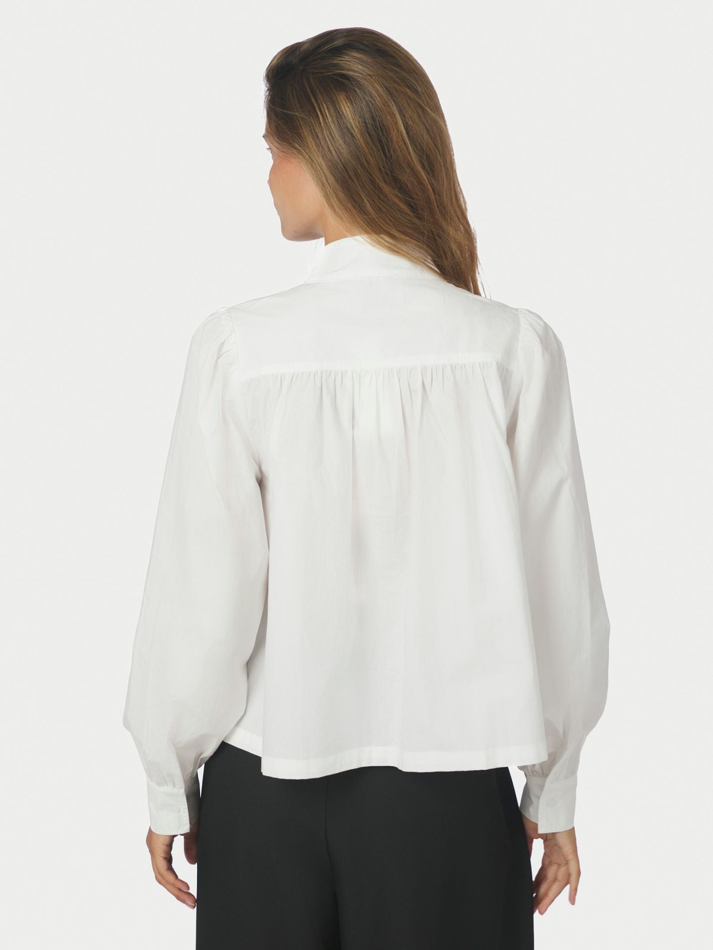 Melya Poplin Shirt - White - Bluser - Helt Dilla AS