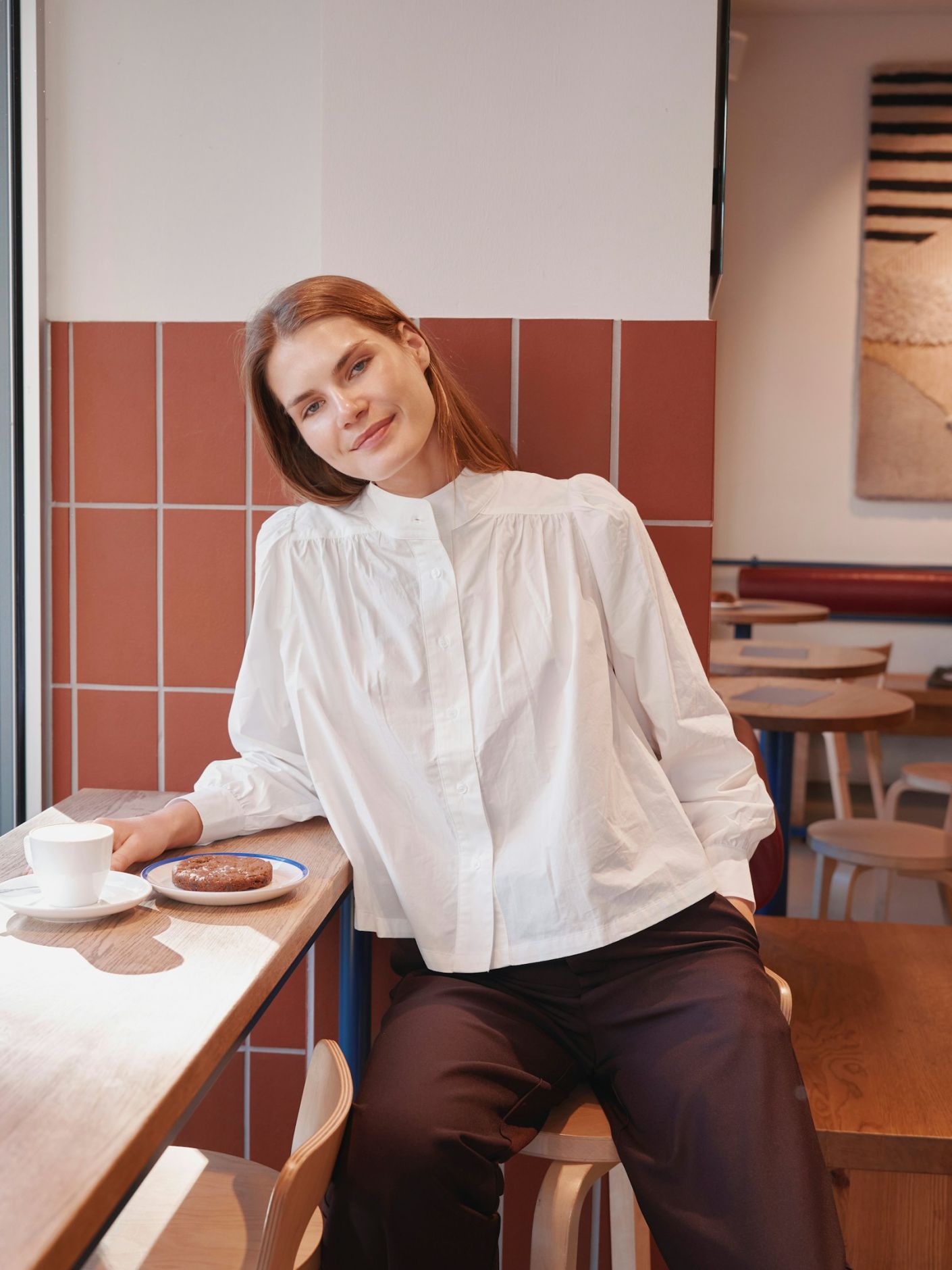 Melya Poplin Shirt - White - Bluser - Helt Dilla AS