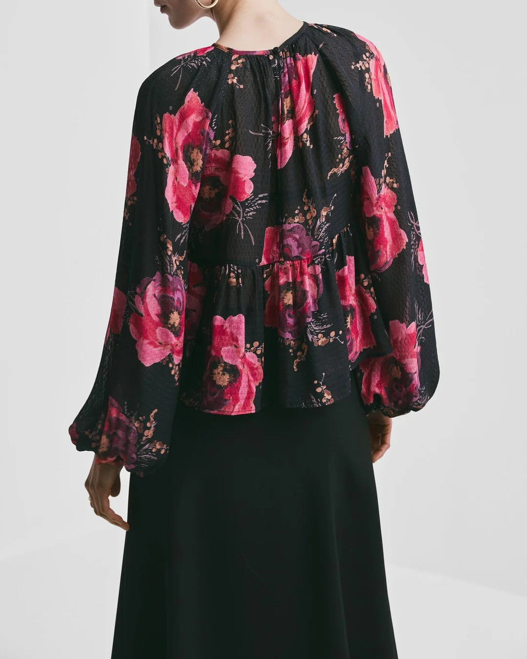 Georgette Blouse - Evening blush - Bluser - Helt Dilla AS