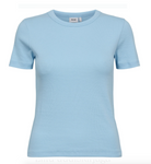 NuMakeny Cropped Tee - Airy Blue - T-skjorter - Helt Dilla AS