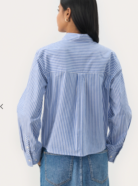 Pranvera skjorte - Amparo Blue Stripe