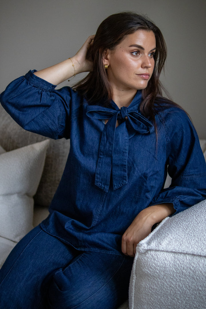 Sassi Skjorte - Rinse Blue Denim - Skjorter - Helt Dilla AS