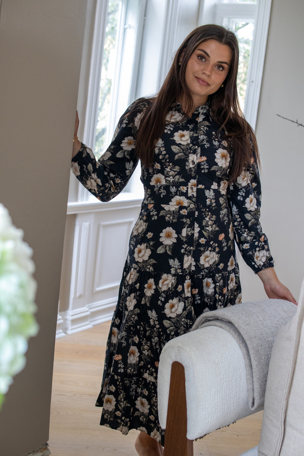 Vicky midi dress - Antique Black - Kjoler - Helt Dilla AS