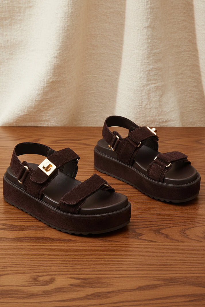 Bigmona - Brown suede - Sko - Helt Dilla AS