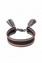 Woven Friendship Bracelet - "Carpe Diem" - Chocolate Brown - Tilbehør - Helt Dilla AS