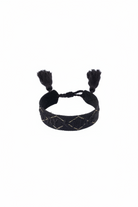 Woven Friendship Bracelet - "Stay Magic" - Black - Tilbehør - Helt Dilla AS
