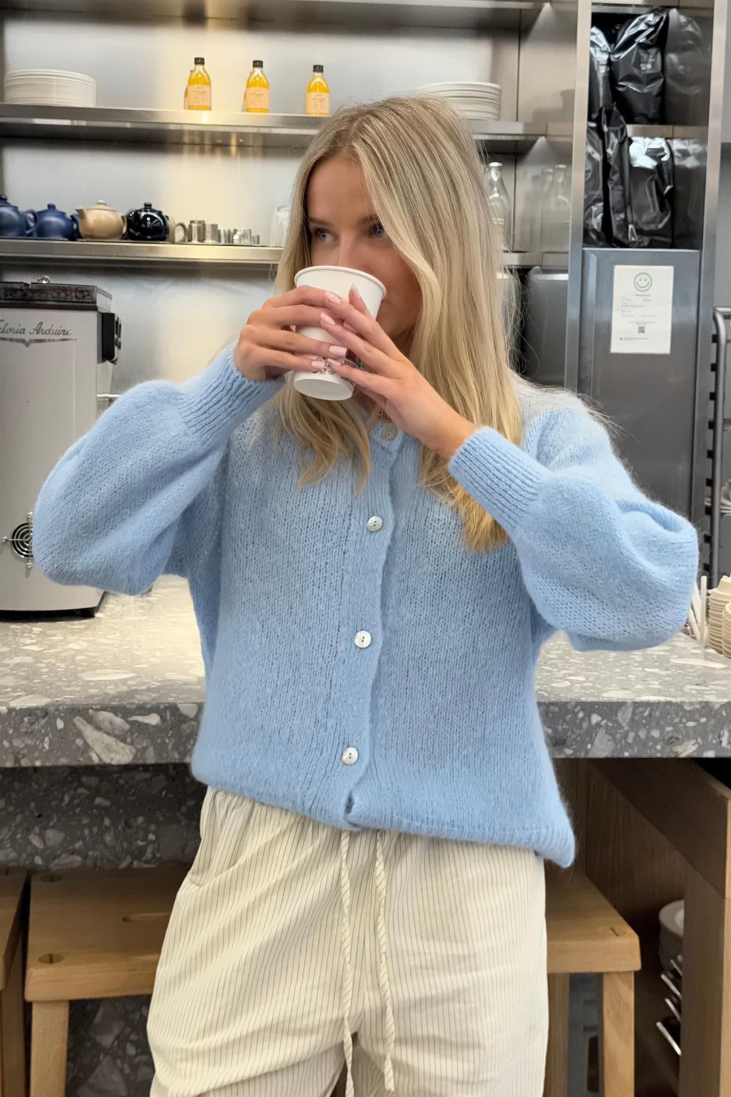Ida Cardigan - Light blue - Cardigans - Helt Dilla AS