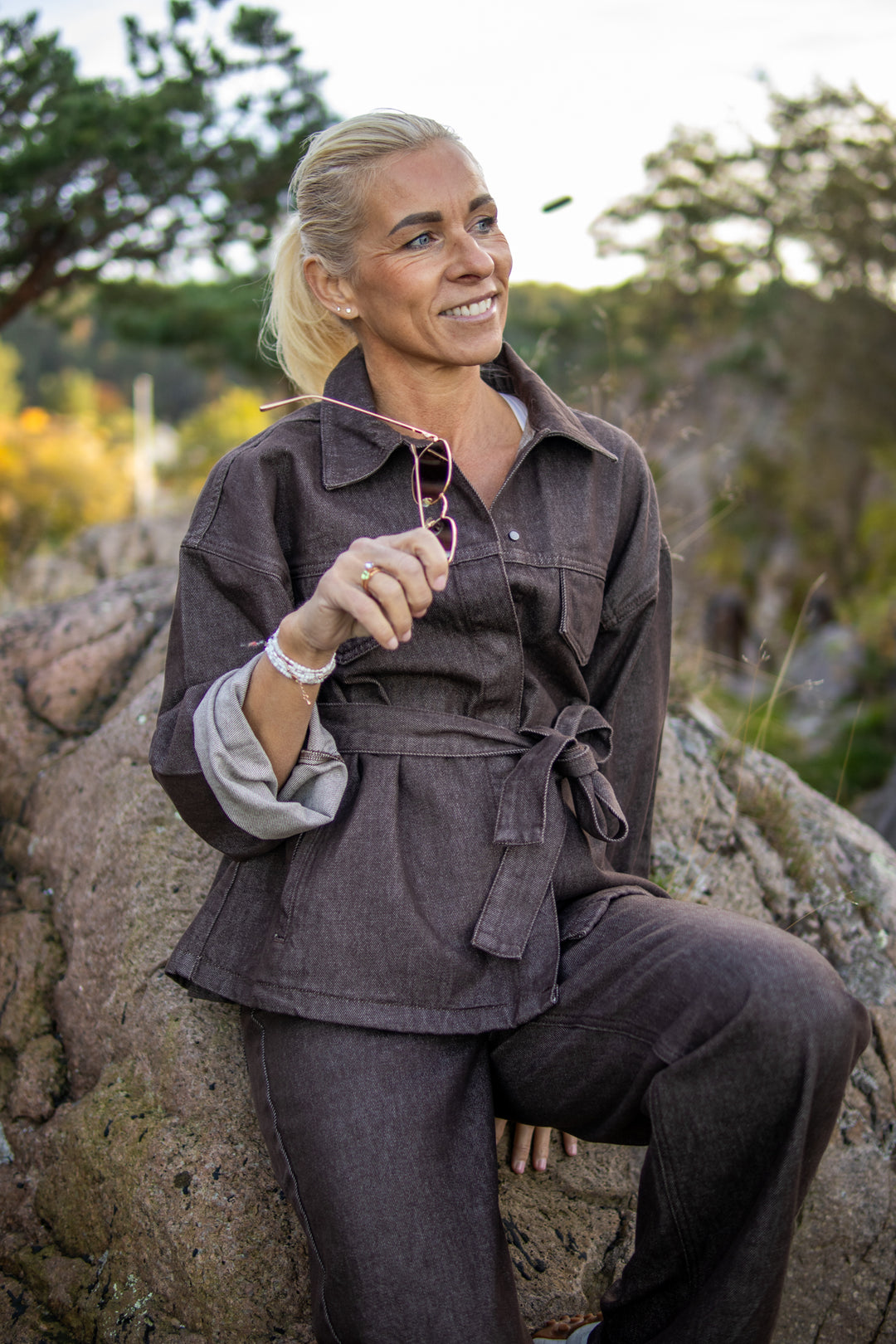 Drew Jacket Wash - Exclusive Brown Bourgogne - Yttertøy - Helt Dilla AS