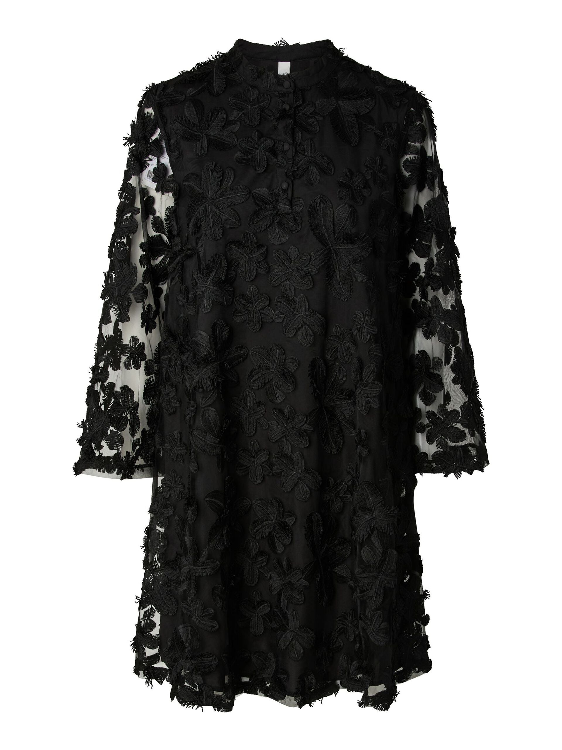 YASKarly 7/8 Short Dress - Black - Kjoler - Helt Dilla AS