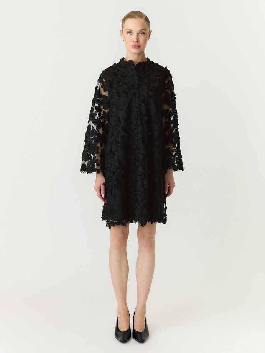 YASKarly 7/8 Short Dress - Black - Kjoler - Helt Dilla AS