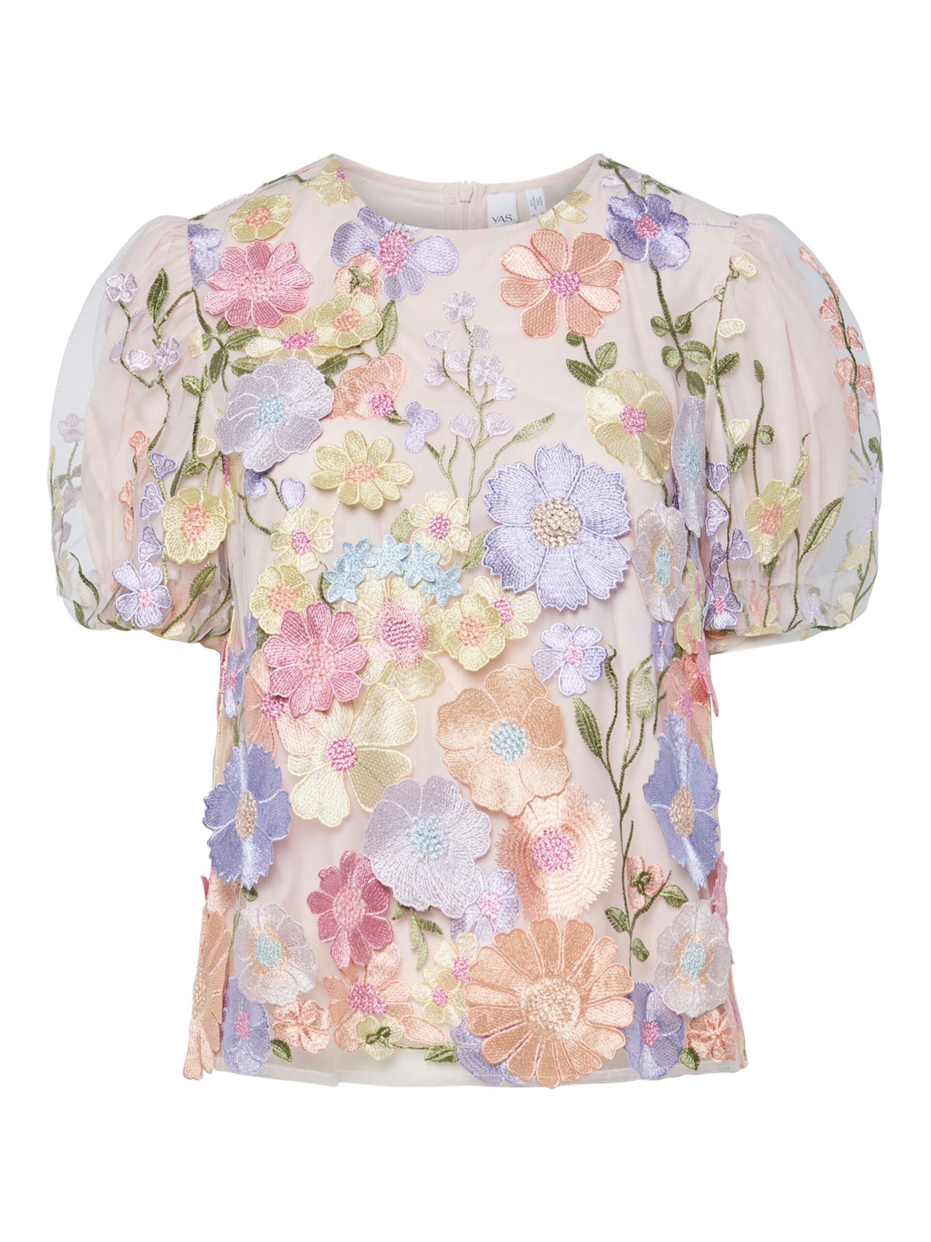Flowering SS Top - Lavendula / Pastel Flowers - Topp - Helt Dilla AS