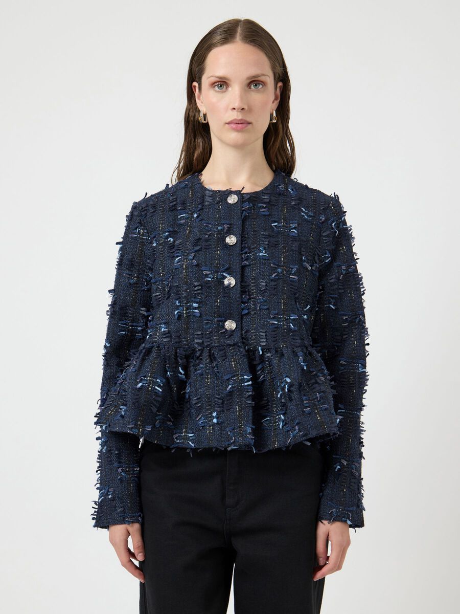 Dira LS Short Jacket - Navy Blazer - Blazer - Helt Dilla AS