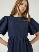 YasColea SS Ankle Dress - Navy Blazer - Kjoler - Helt Dilla AS