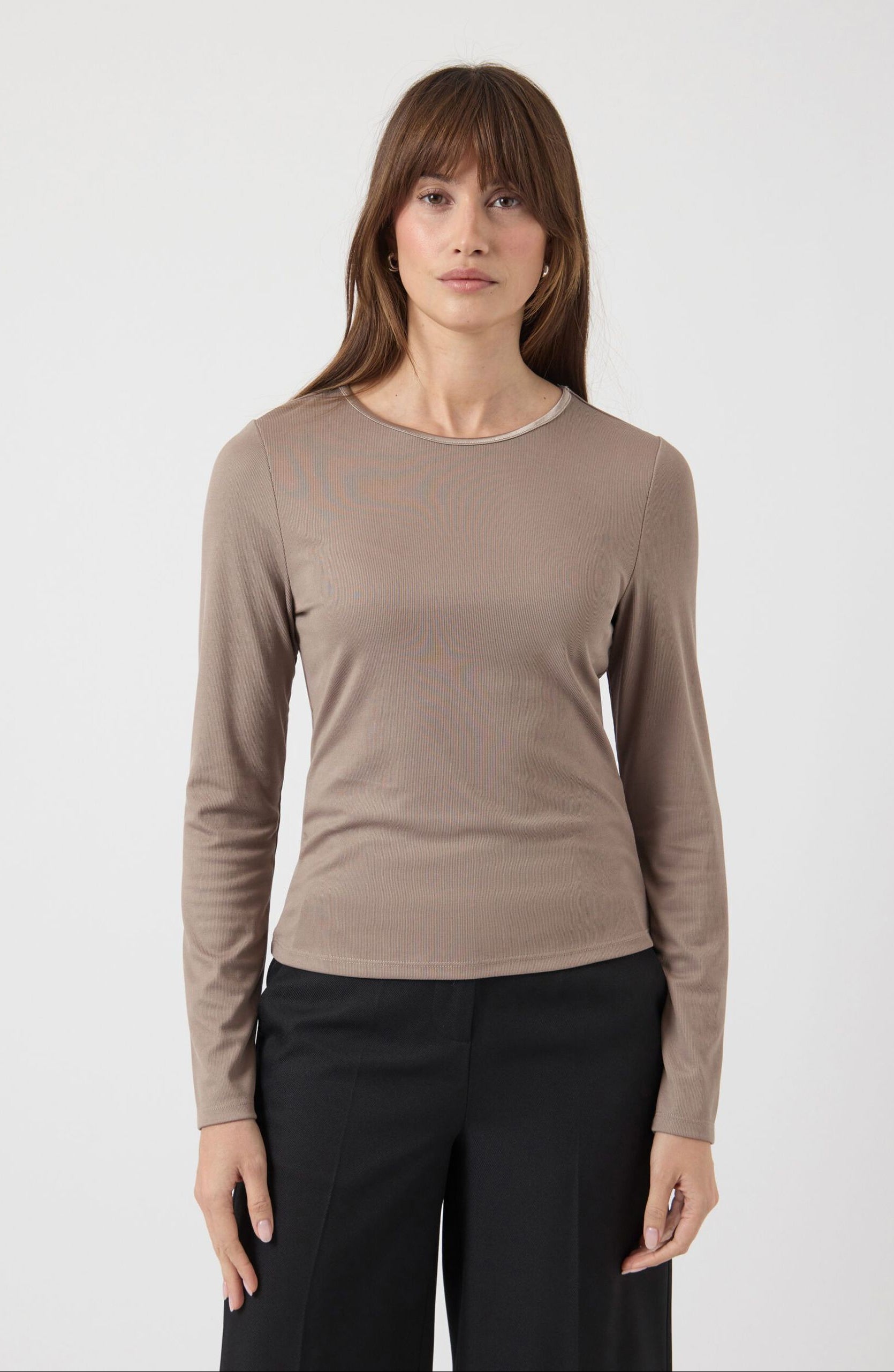 Paloma Top - taupe grey - Genser - Helt Dilla AS