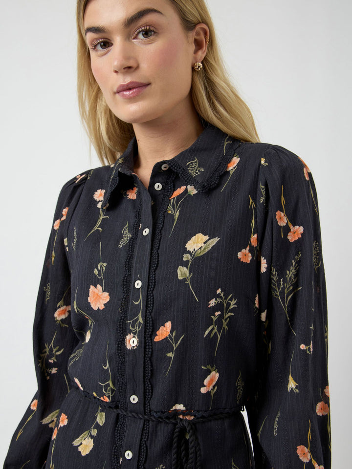 Somelli LS Long Shirt Dress