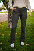 Clara regular - Dark green melange - Bukser - Helt Dilla AS