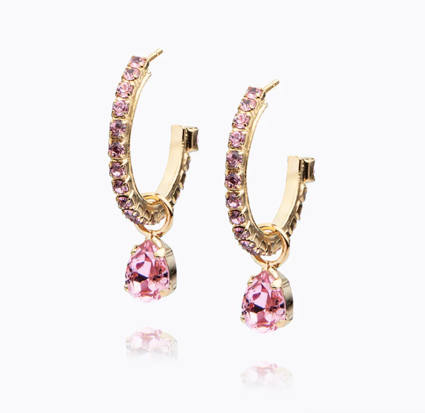 Tracy loop earrings - Light Rose - Tilbehør - Helt Dilla AS