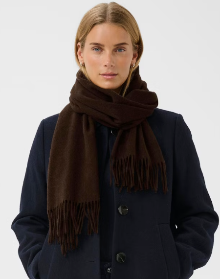 Kitha Skjerf - Brun - Tilbehør - Helt Dilla AS