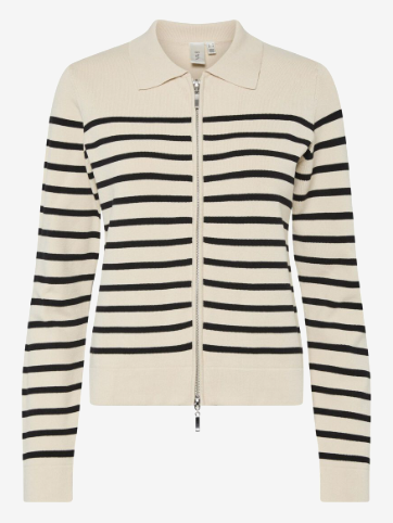 Chrissi Knit Cardigan - Birch Black - Cardigans - Helt Dilla AS