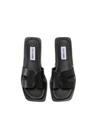 Sofia Slide - Black Leather - Sko - Helt Dilla AS