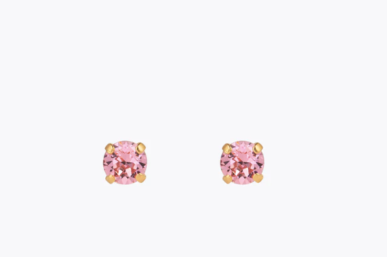 Mini stud earrings - Light rose