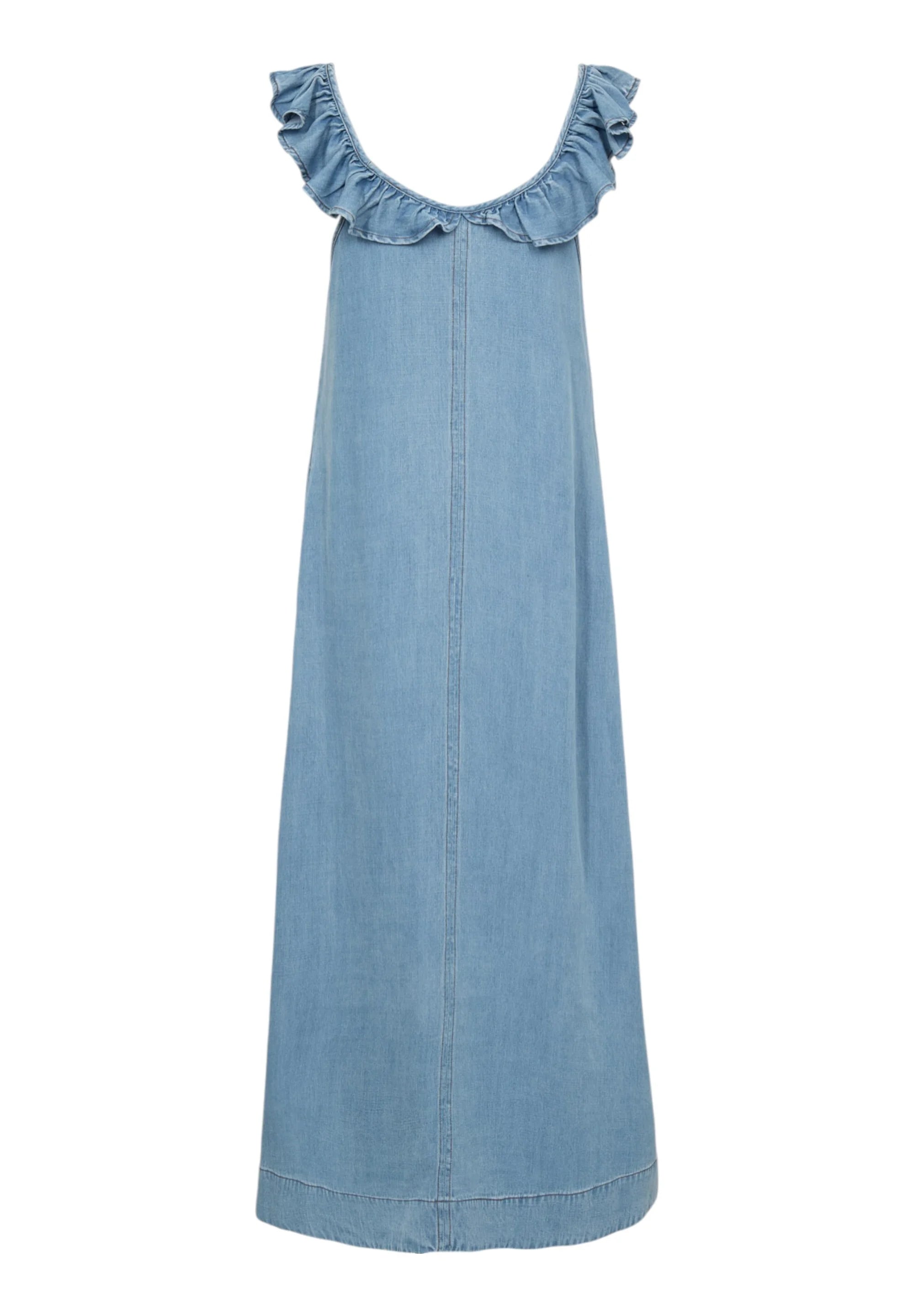NuElida Dress - Blue Denim - Kjoler - Helt Dilla AS