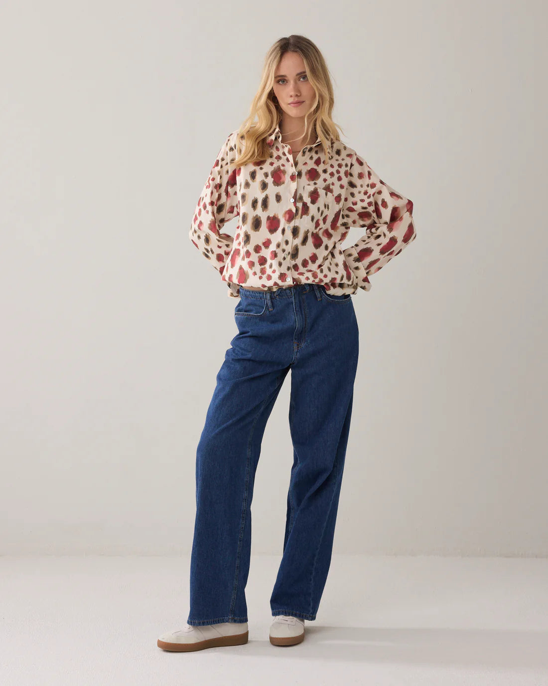 Blouse Animal Print - Multicolour - Bluser - Helt Dilla AS