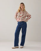 Blouse Animal Print - Multicolour - Bluser - Helt Dilla AS