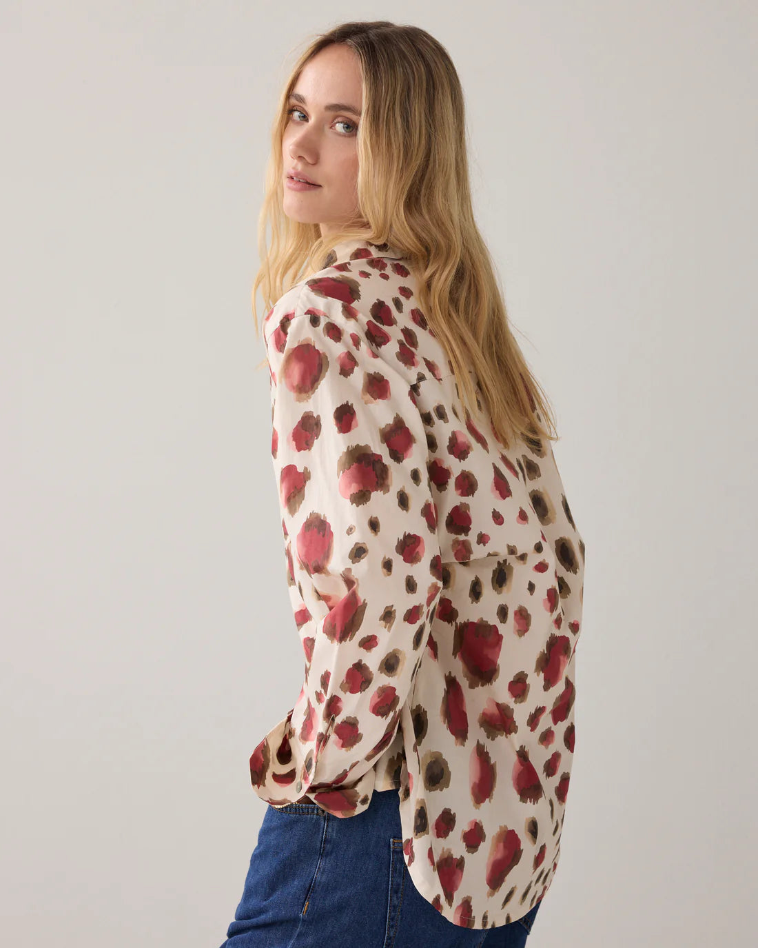Blouse Animal Print - Multicolour - Bluser - Helt Dilla AS