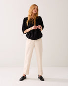 SHINY PLEATED TOP - black - Bluser - Helt Dilla AS