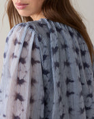 Top Tie Dye Stripe - Soft Blue - Bluser - Helt Dilla AS
