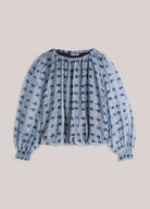 Top Tie Dye Stripe - Soft Blue - Bluser - Helt Dilla AS