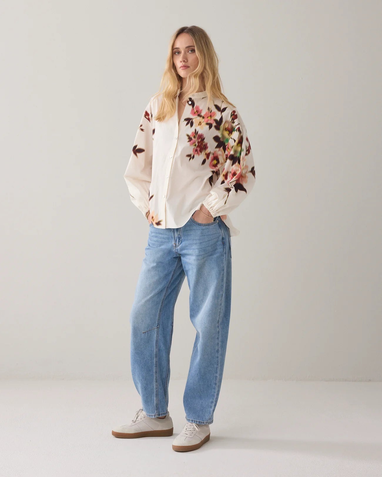 Blouse Faded flower - Bluser - Helt Dilla AS