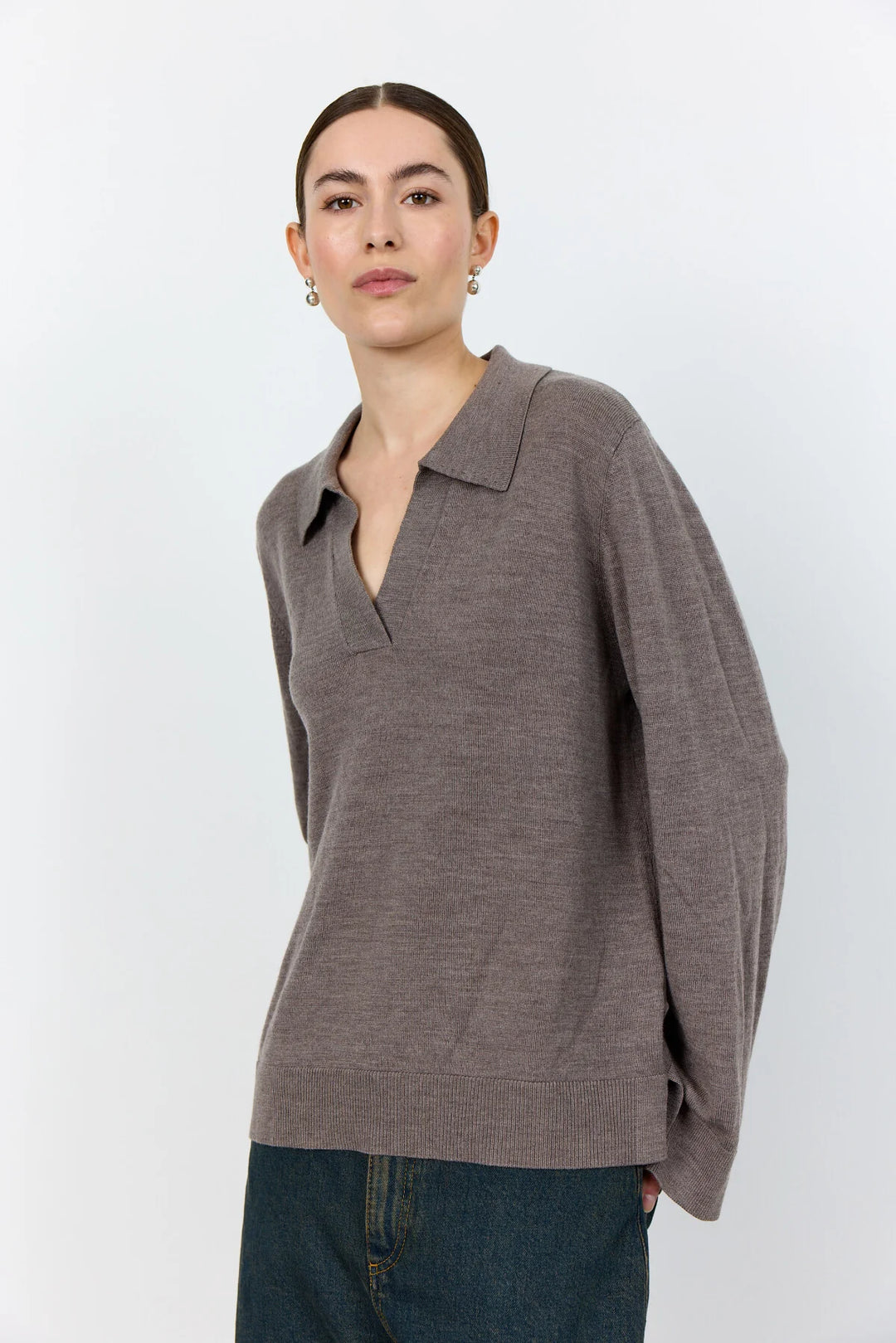 Ismaila 9 pullover - Lys Brun - Genser - Helt Dilla AS
