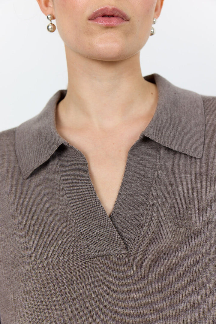 Ismaila 9 pullover - Lys Brun - Genser - Helt Dilla AS