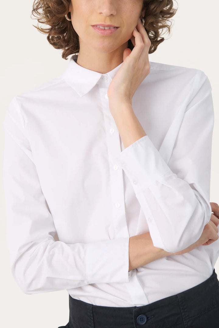 Nimini Shirt - Bright White - Skjorter - Helt Dilla AS