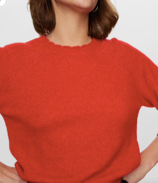 Nuriette Selma Pullover  High Risk Red