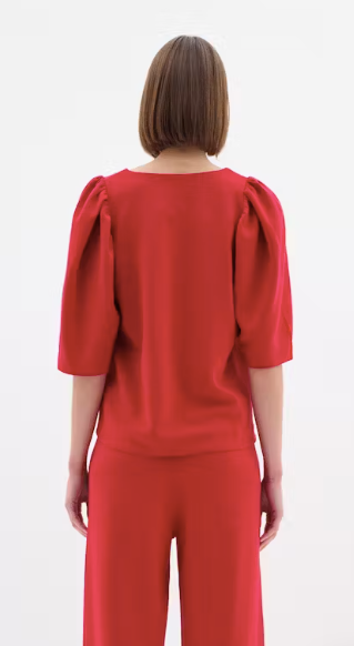 Becent Blouse - true red