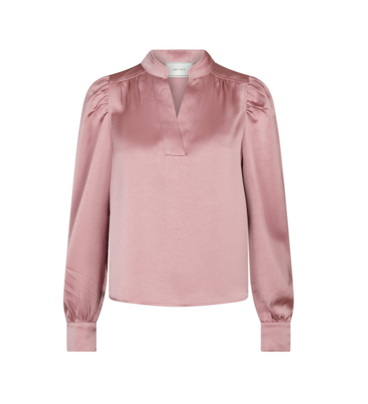 Rosslyn Heavy Sateen Blouse - Evening Rose - Bluser - Helt Dilla AS